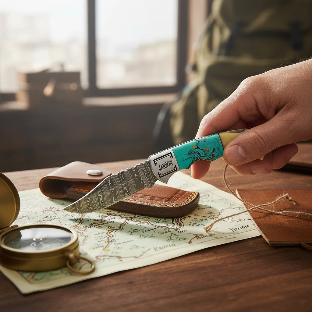 Cowboy folding knife