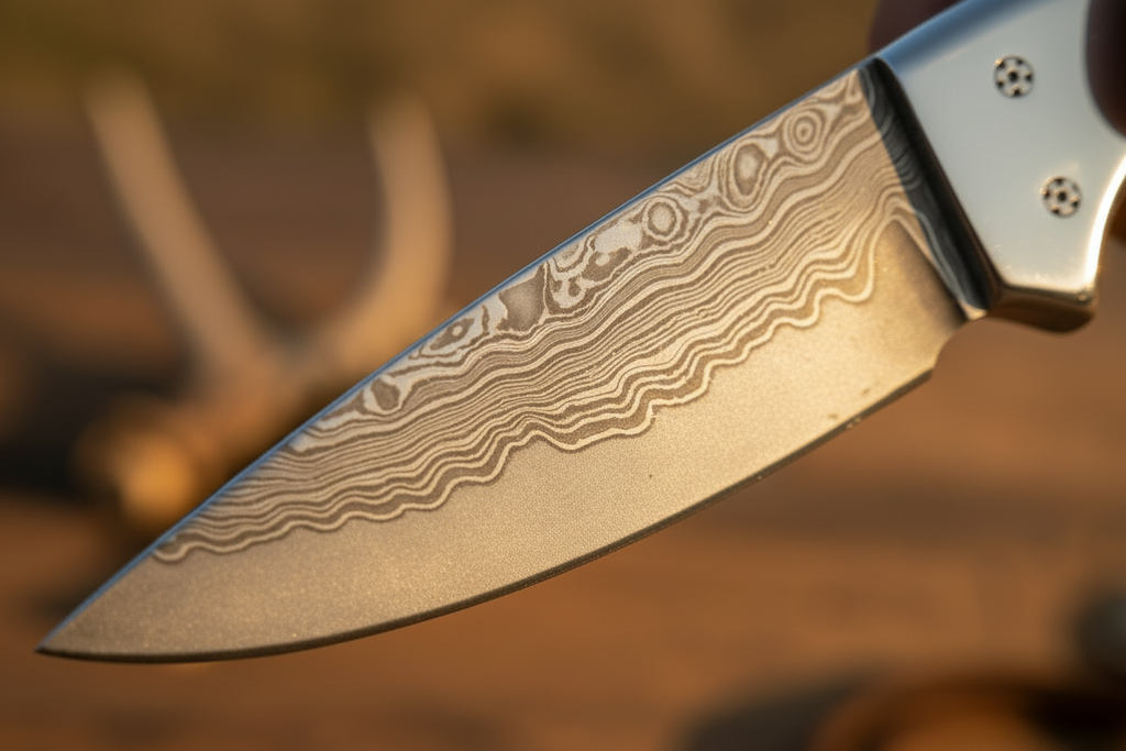 Damascus Blade - Extreme Macro Close-Up