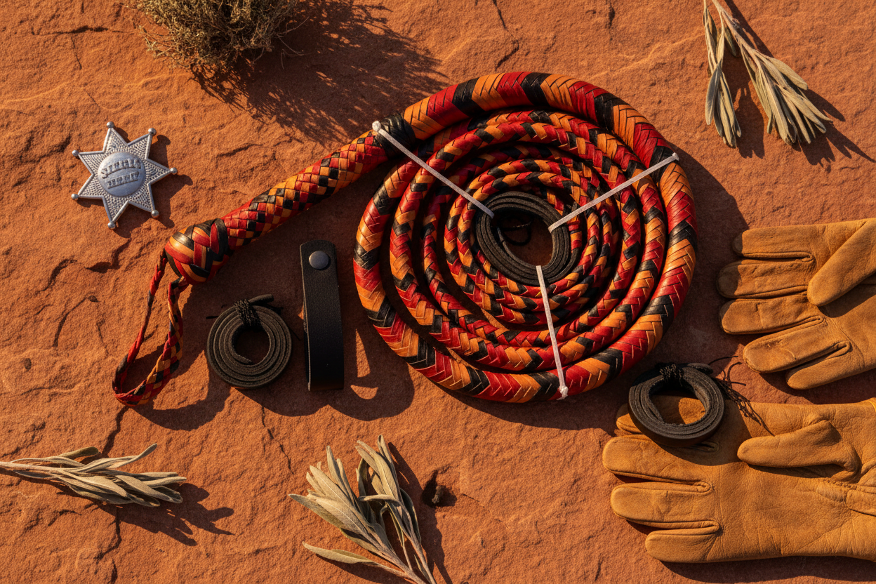 Handcrafted Braided Whip