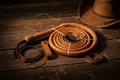 Western Leather Whip Lifestyle Flat Lay